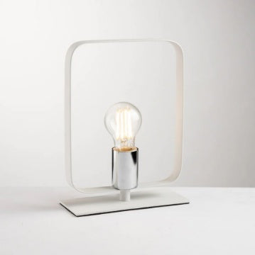 LIGHT SMITH WHITE/NICKEL 1XE27 19.5X19.5X24.8CM 