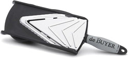 De Buyer - Affetta legumi inox e guardia - LAME ORIZZONTALI - Nero