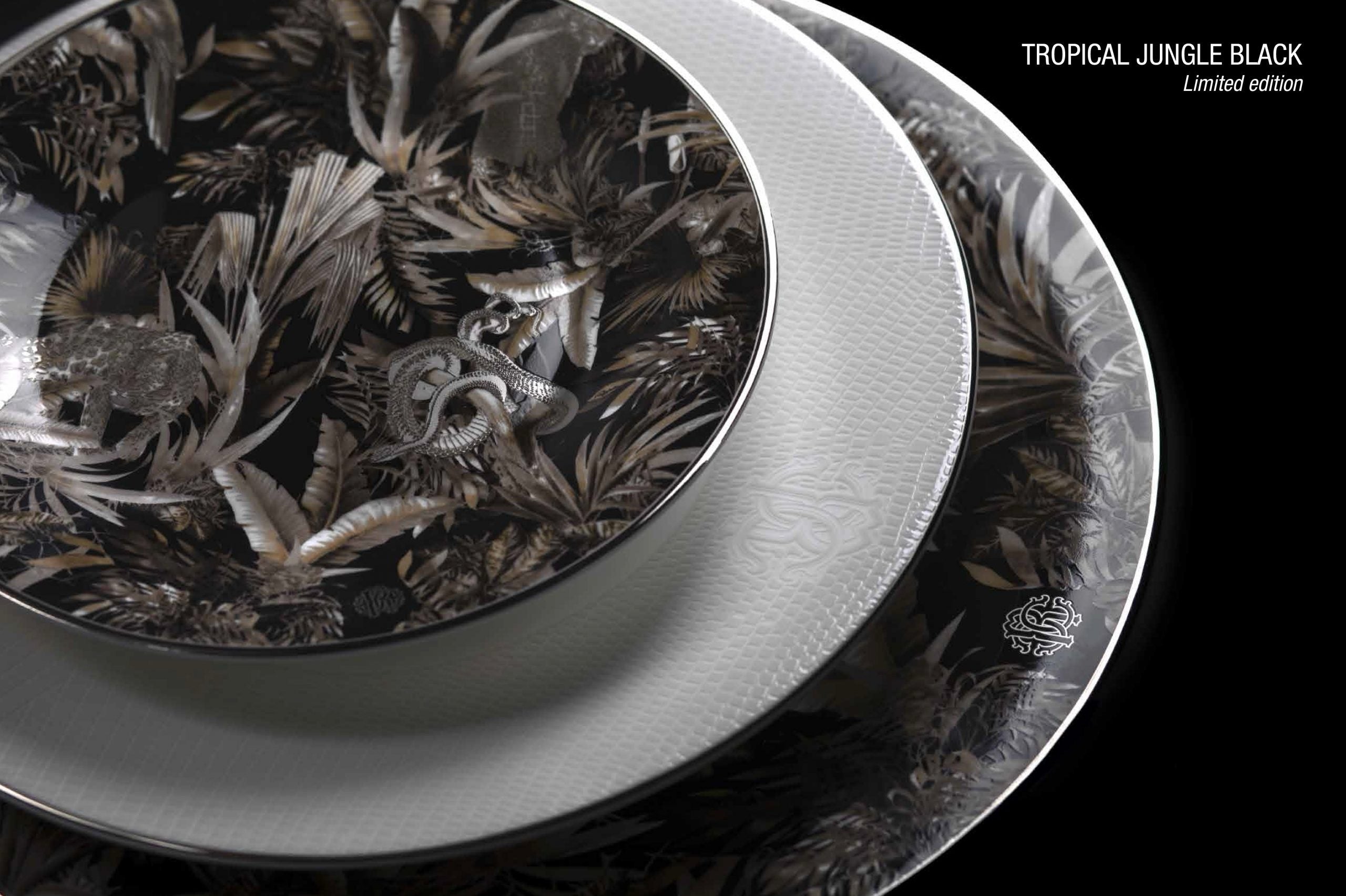 ROBERTO CAVALLI - PLATO DE FRUTA/PLATO DE POSTRE - Ø 21,5 CM - SET 6 UDS