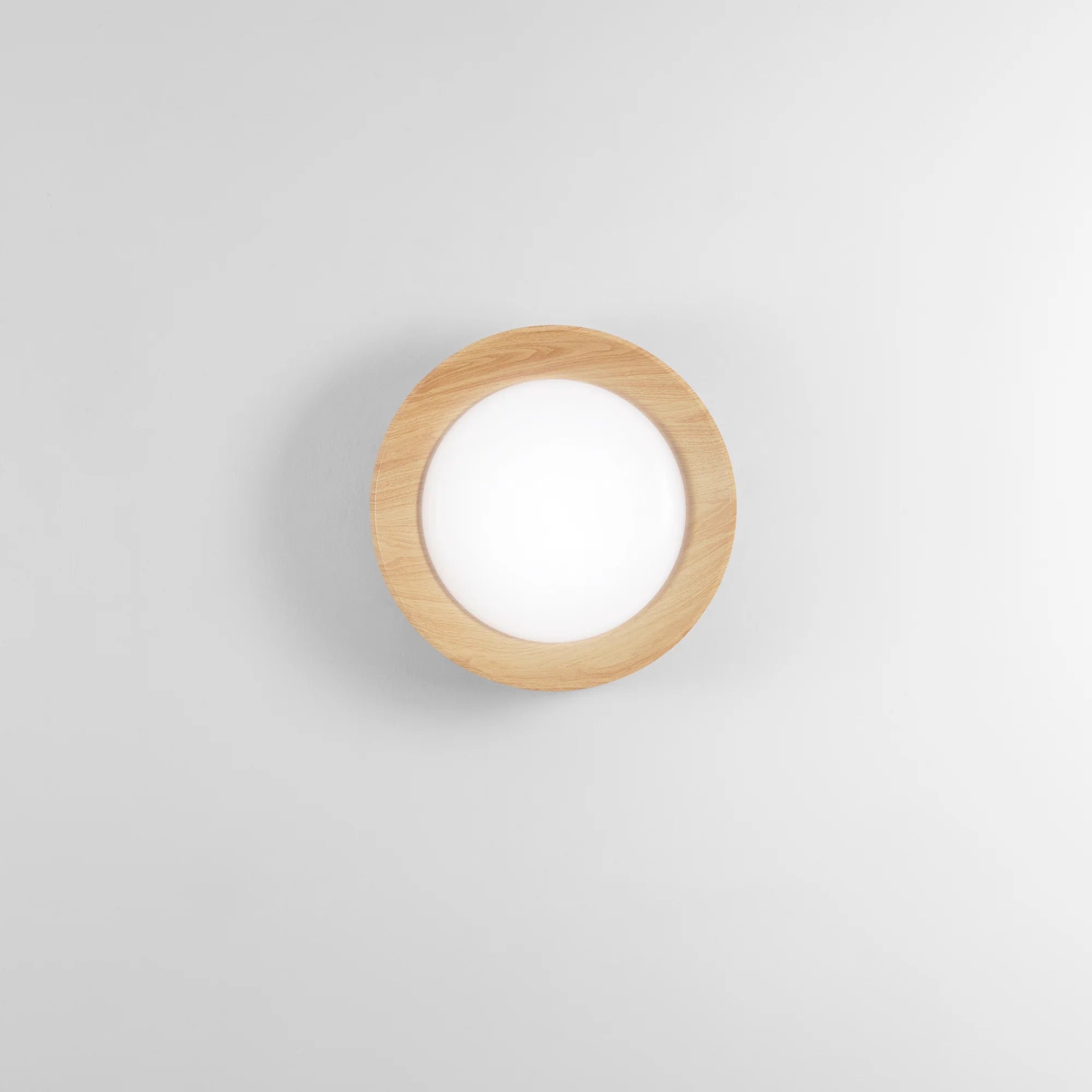 LED CEILING LAMP ARKA WHITE/WOOD 35W 5000LM CCT 3000-4000-6500K 50X50X8.5CM