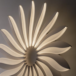 SUNRISE LED CEILING LAMP WHITE 100W 11700LM 4000K DIMMABLE 61.5X61.5X8.5CM