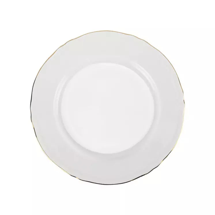 ARCUCCI VENEZIA GOLD - JUEGO DE 6 PLATOS DE MESA