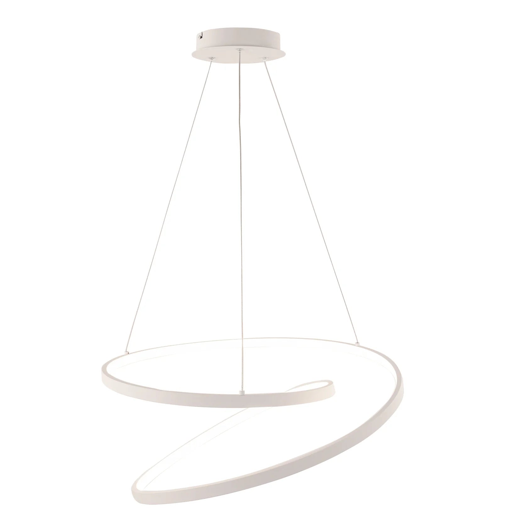 SOSPENSIONE LED LIEVE BIANCA 60W 8000LM CCT 80X11,2X150CM