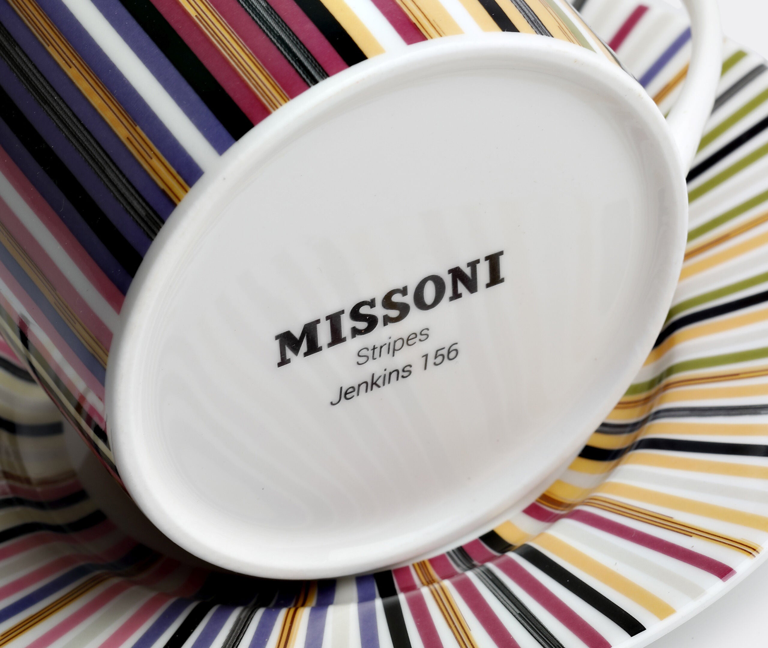 MISSONI - TAZZA TÈ / TEA CUP & SAUCER Cylindric shape - SET 2 PZ
