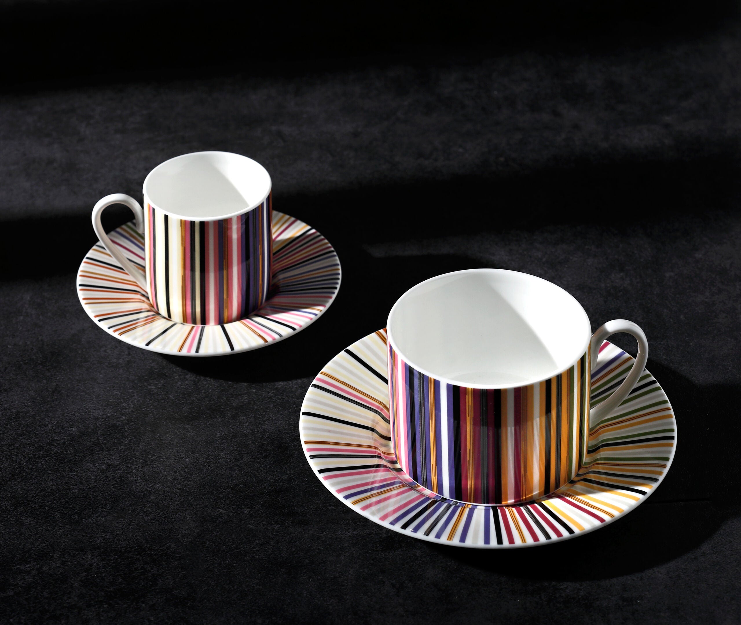 MISSONI - TAZZA TÈ / TEA CUP & SAUCER Cylindric shape - SET 2 PZ
