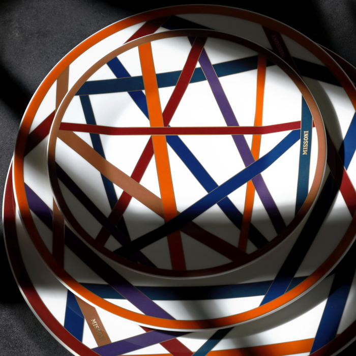 MISSONI - PIATTI PANE/BREAD or BUTTER PLATE - Ø 15,5 cm - SET 6 PZ