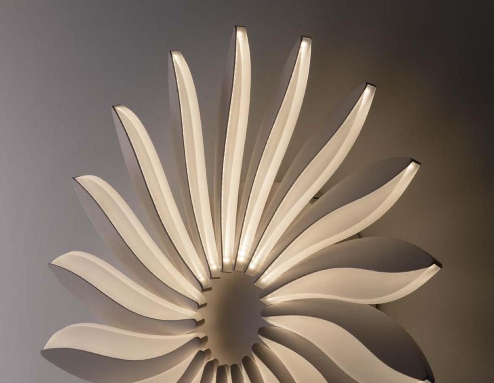 LAMPARA DE TECHO LED SUNRISE BLANCA 135W 9200LM 4000K REGULABLE 71.5X71.5X8.5CM