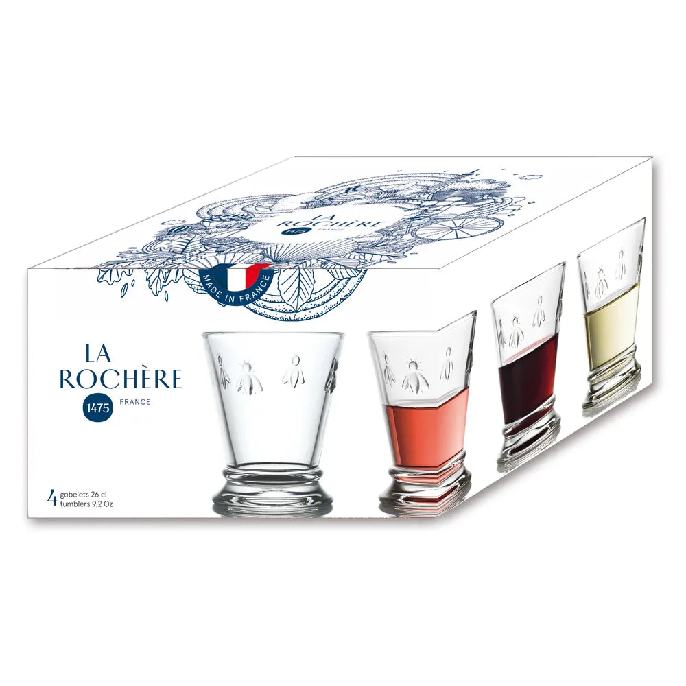 La Rochére SET OF 4 GLASSES 260 ml ABEILLE