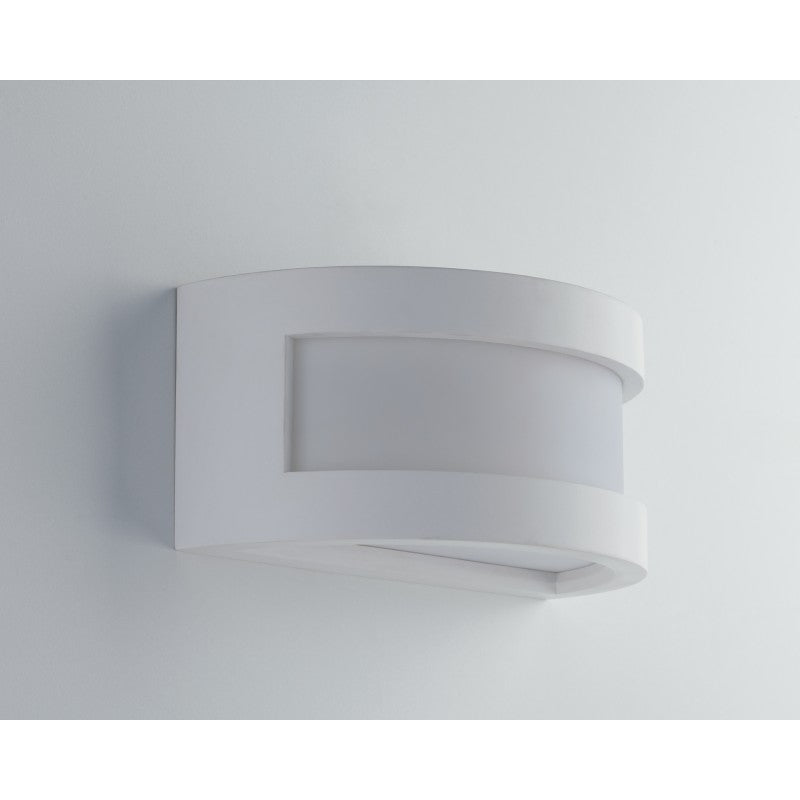 APPLIQUE CERVINIA BIANCA 1XE27 25X7X12CM