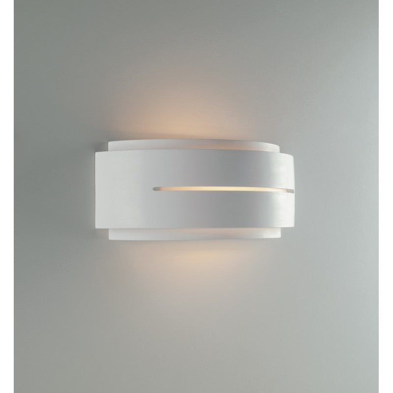 WHITE SCOTT WALL LIGHT 2XE14 32X12X13CM 