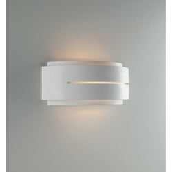 WHITE SCOTT WALL LIGHT 2XE14 32X12X13CM 