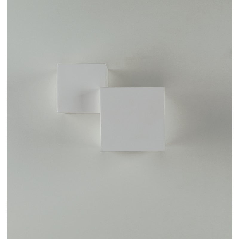 APLIQUE DE PARED RUBIK BLANCO 2XG9 19,5X11,5X16CM 