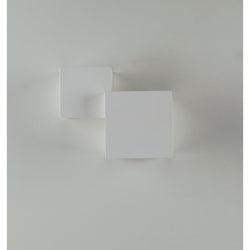 APLIQUE DE PARED RUBIK BLANCO 2XG9 19,5X11,5X16CM 