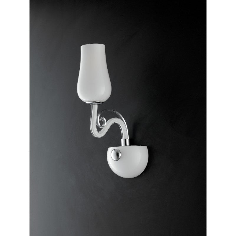 APPLIQUE ANGEL BIANCA/CROMO 1XE14 13X22X35CM