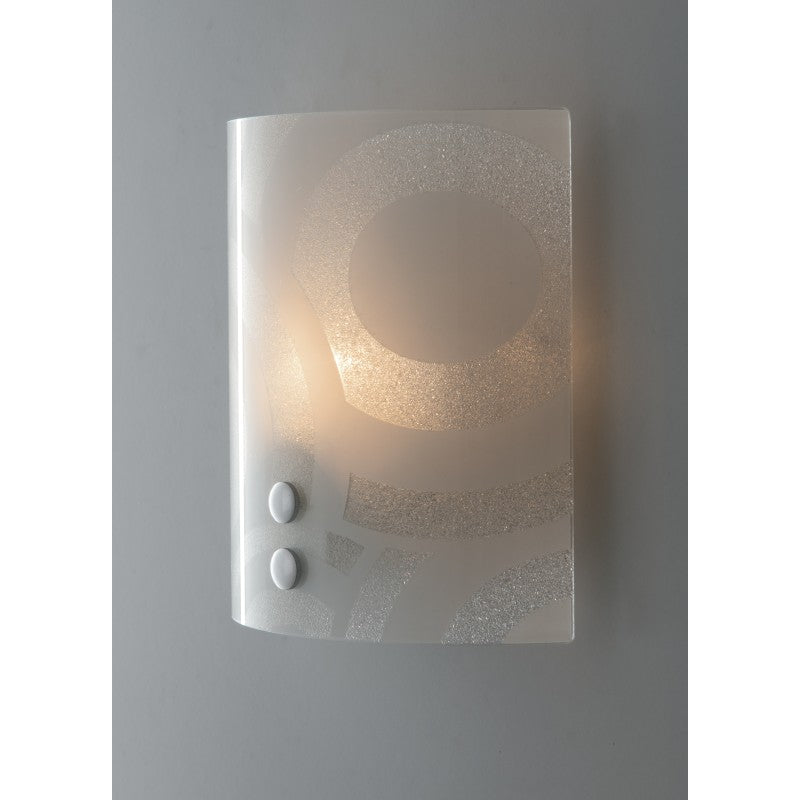 WHITE MIRO' WALL LIGHT 1XE27 23X9,4X23CM 