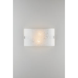 APLIQUE PARED HEXAGRAM BLANCO/GRIT 2XE27 35X10.5X20CM 