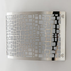 APLIQUE MAYA CROMADO 2XE14 32X9X17CM 