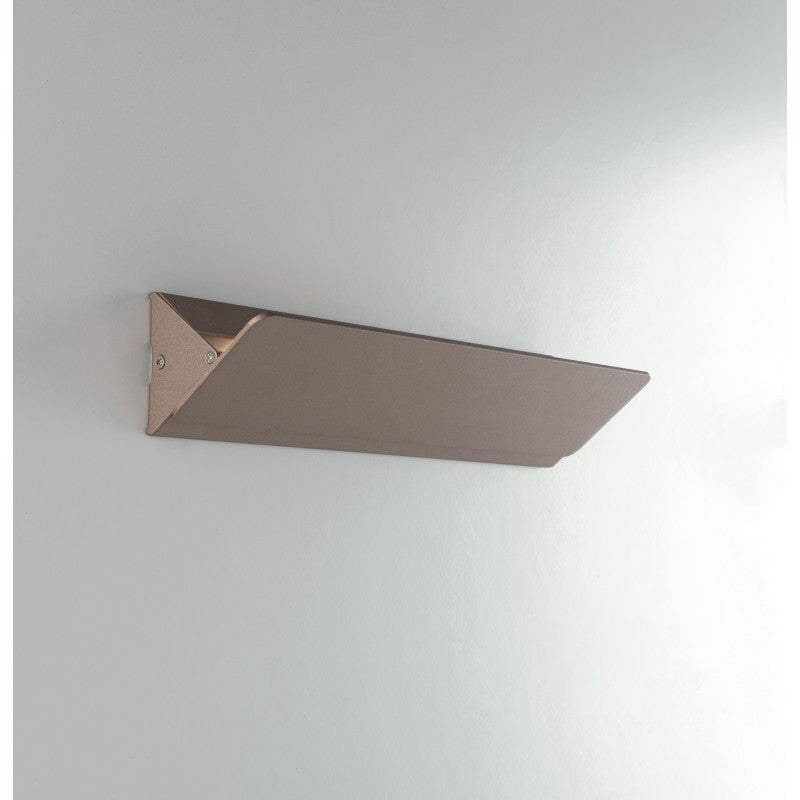 APLIQUE PARED LED AILERON BRONCE ARENA 10W 1300LM 4000K 35X5,5X8CM 