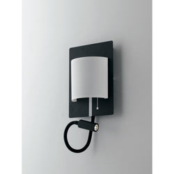 APPLIQUE LED POP NERA CON LUCE FLESSIBILE A LED 6+3W 720LM 4000K 16X32X22CM