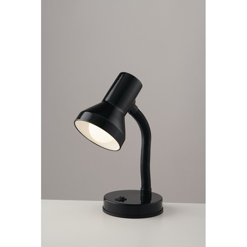 BLACK TABLE LAMP 1XE27 14.5X34.5CM 