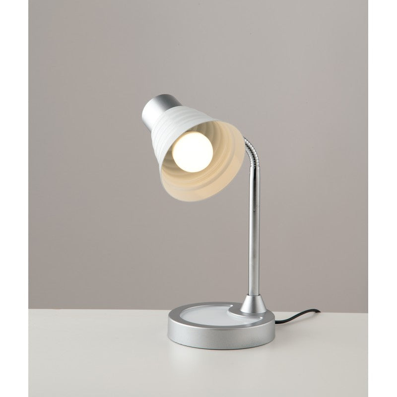 LÁMPARA DE MESA LEONARDO BLANCA 1XE14 13X39CM 