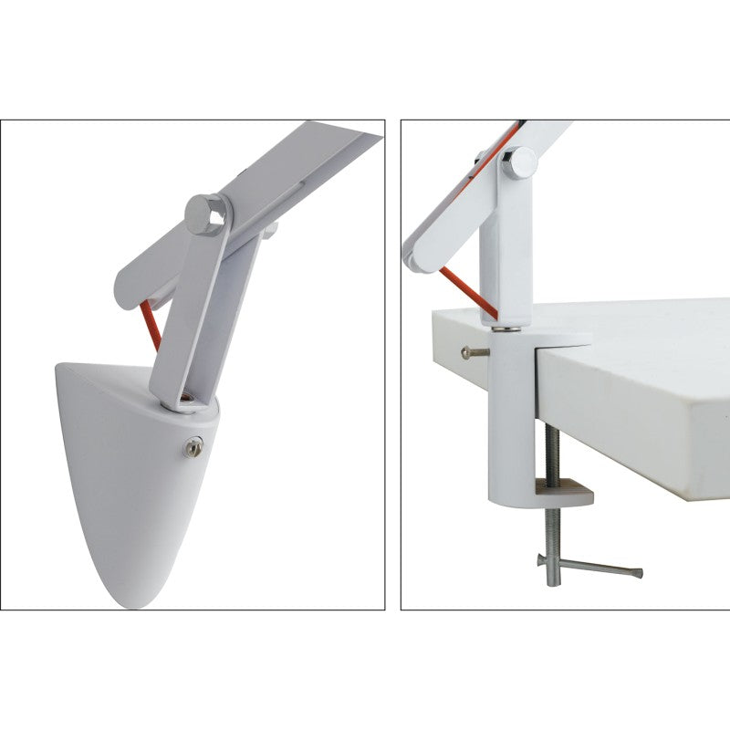 LAMPADA DA LETTURA LED LOCKE BIANCA 6W 700LM 4000K 53X55CM