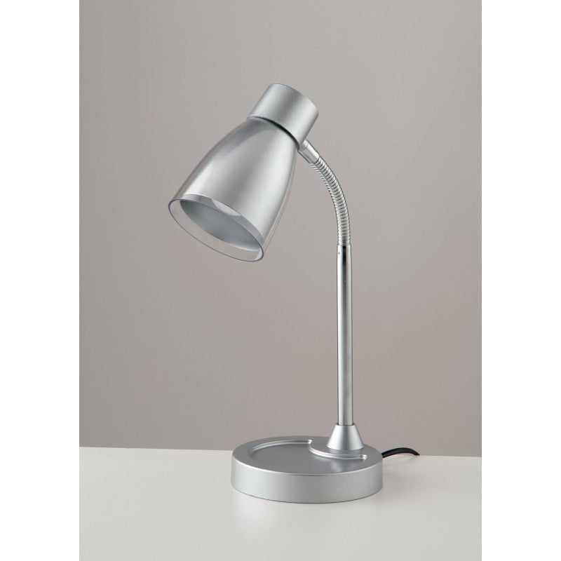 LAMPARA DE MESA AJUSTABLE ARKIMEDE PLATA 1XE14 13.5X36CM 