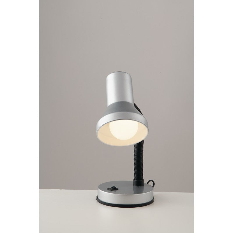 TABLE LAMP LDT SILVER 1XE27 14.5X34.5CM 
