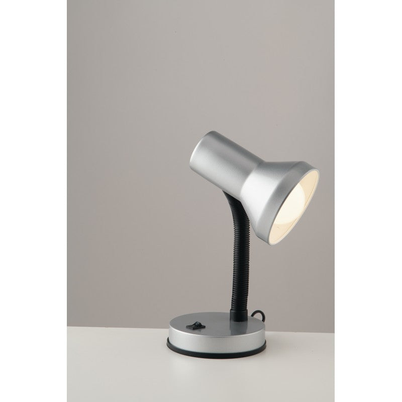 TABLE LAMP LDT SILVER 1XE27 14.5X34.5CM 