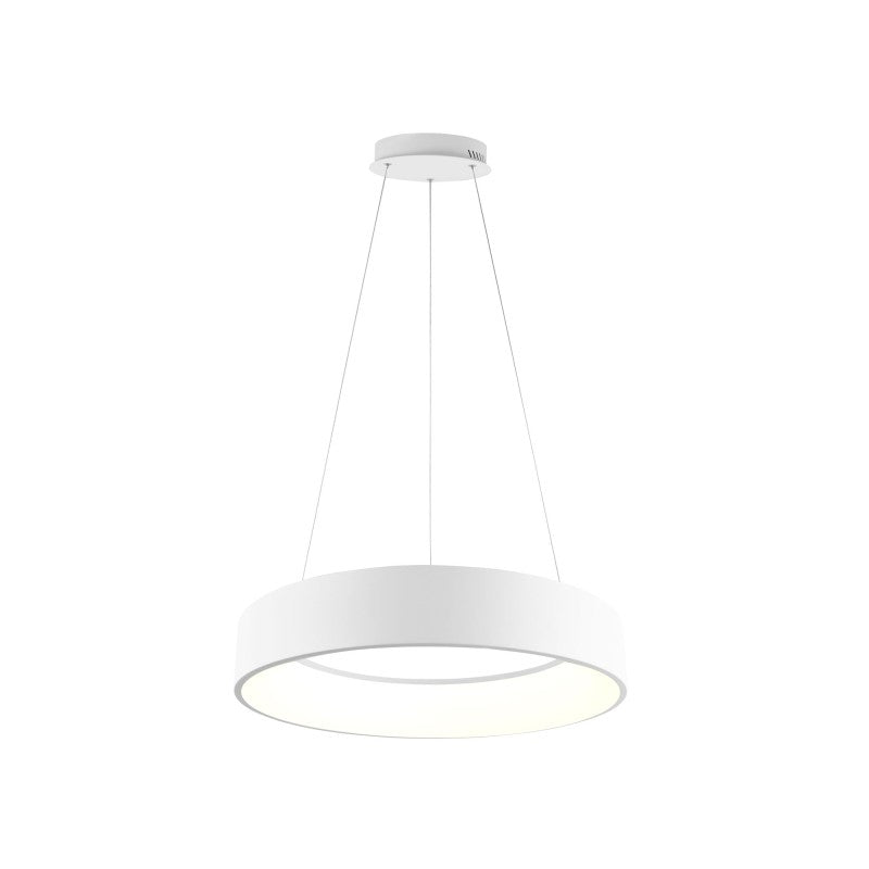 SOSPENSIONE LED NOAH BIANCA 60W 8000LM CCT 60X10X150CM