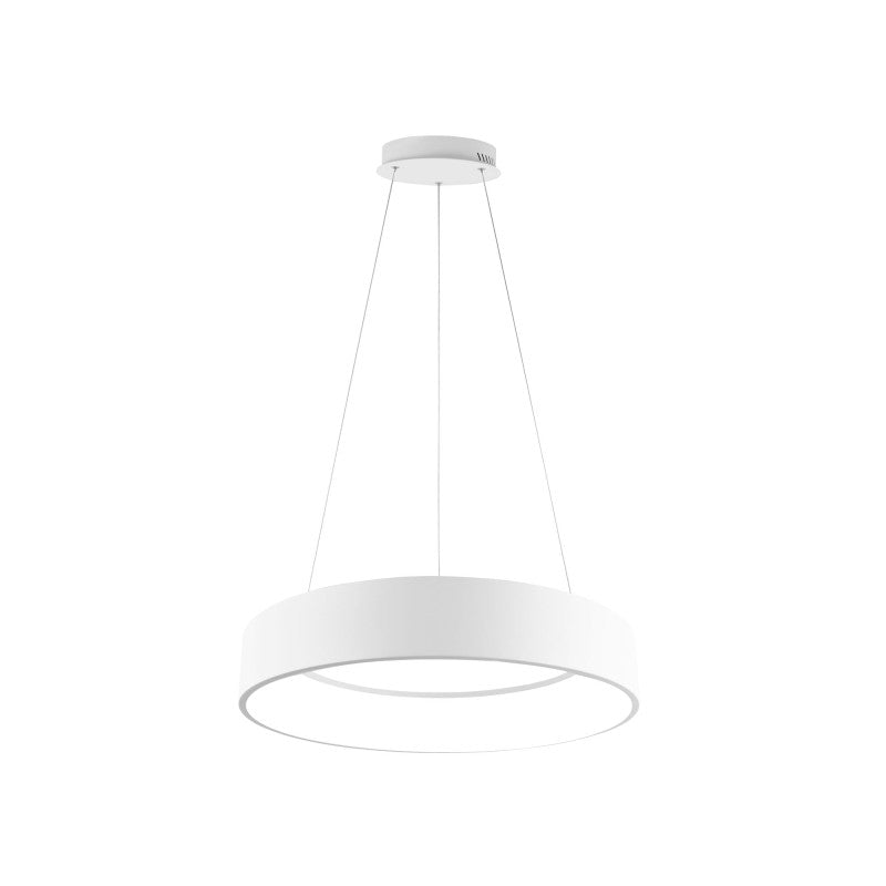 NOAH LED SUSPENSION WHITE 60W 8000LM CCT 60X10X150CM