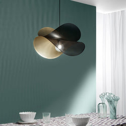 RHEI-DOT BLACK/GOLD SUSPENSION 1XE27 60X33X150CM 