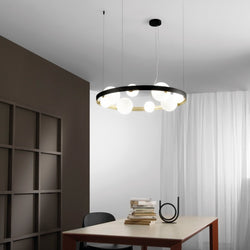 SONETTO BLACK/GOLD SUSPENSION 8XG9 76X12X150CM 