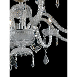 CHROME CHANDELIER INCANTO 8XE14 83X154CM 