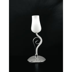 LUME ANGEL BIANCO/CROMO 1XE14 18X43CM