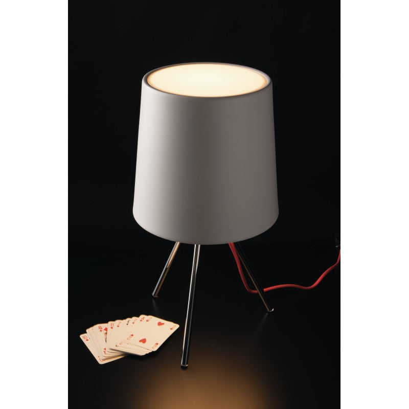 LAMPARA MARLEY BLANCA 1XE14 25X43,5CM 