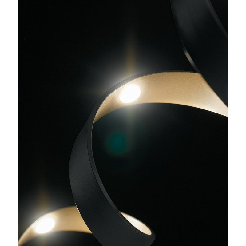 HELIX BLACK LED LIGHT 12W 740LM 4000K 14.5X14.5X66CM 