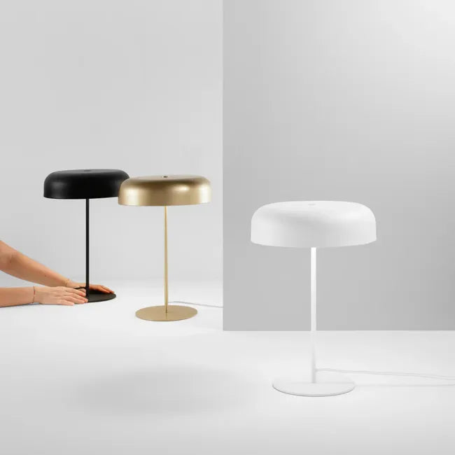 LÁMPARA DE MESA ICEMAN BLANCA 2XE14 30X30X45CM 