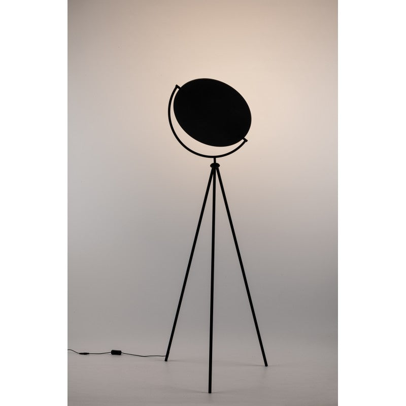 LAMPARA DE PIE LED RADAR NEGRA 24W 1980LM CCT 45X170CM 