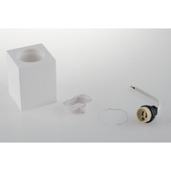 SPACE SQUARE CEILING LAMP WHITE 1XGU10 7X7X9CM 