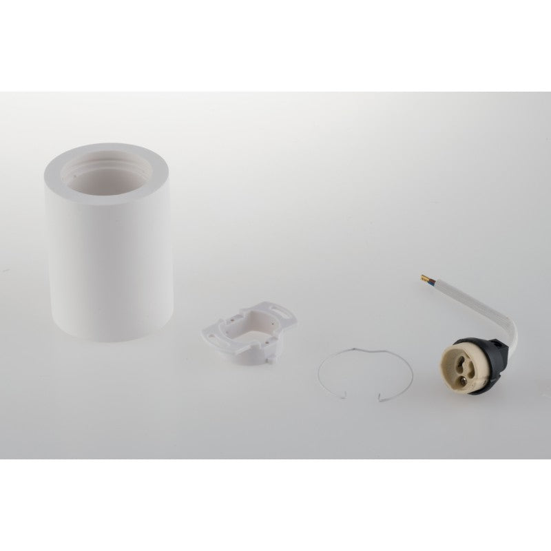 PLAFONIERA SPACE TONDA BIANCA 1XGU10 7X9CM