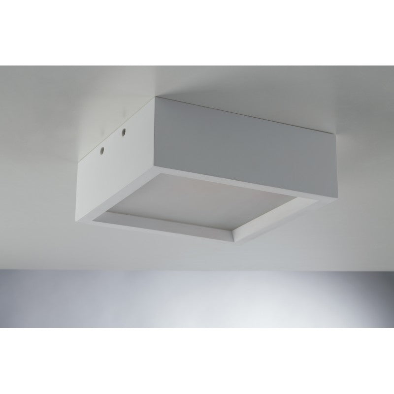 GABRIEL CEILING LAMP SQUARE WHITE 2XE27 25X25X8,5CM 