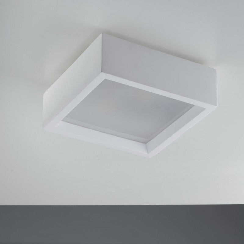 GABRIEL CEILING LAMP SQUARE WHITE 2XE27 25X25X8,5CM 