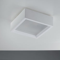 GABRIEL CEILING LAMP SQUARE WHITE 2XE27 25X25X8,5CM 