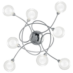 BLOG CHROME CEILING LAMP 8XG9 11X20X66CM 