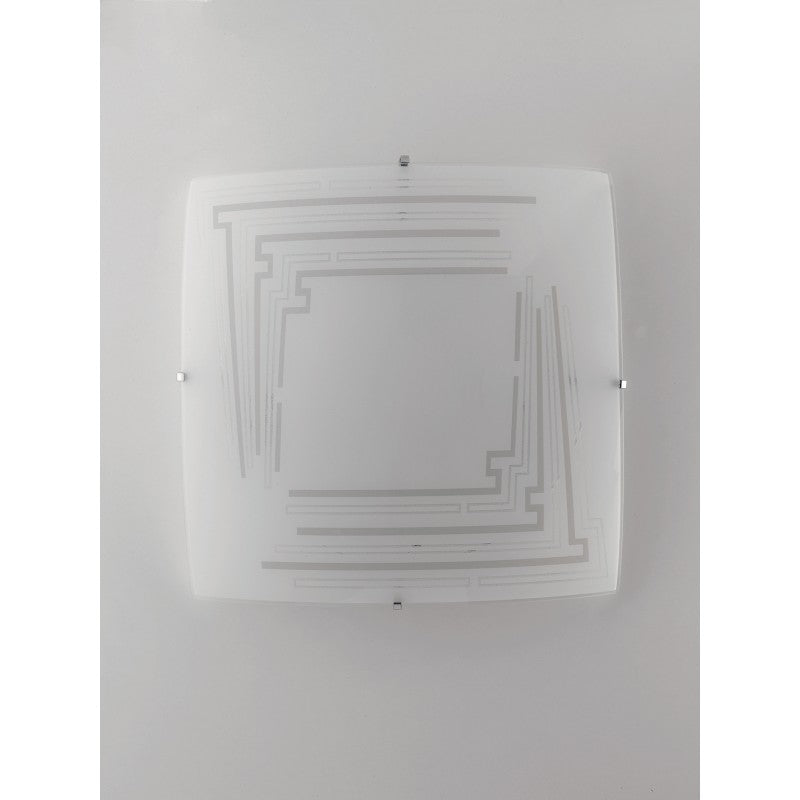 PLAFONIERA CONCEPT BIANCA 4XE27 50X10,5X50CM