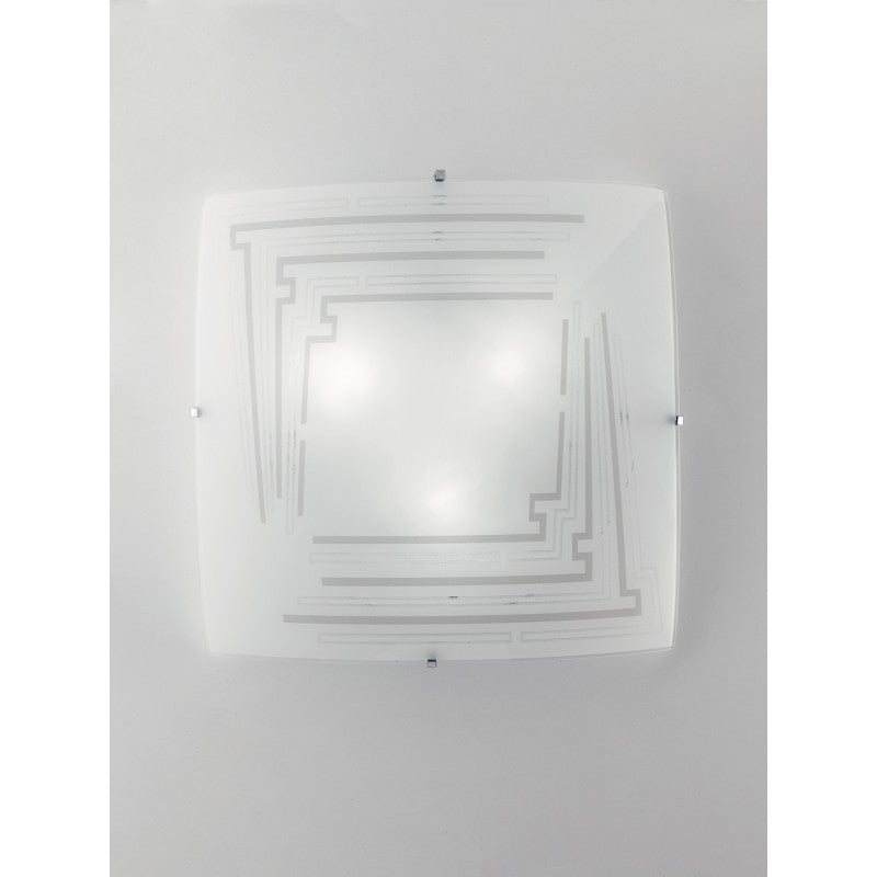 CONCEPT WHITE CEILING LIGHT 3XE27 40X10.5X40CM 