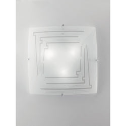 CONCEPT WHITE CEILING LIGHT 3XE27 40X10.5X40CM 