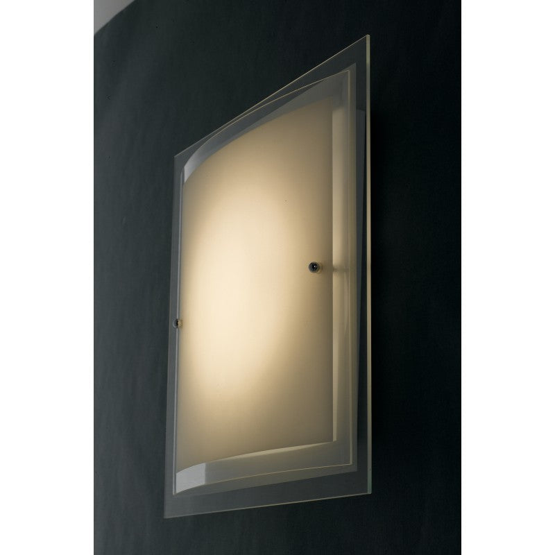 STRAIGHT/CURVED CEILING LAMP WHITE 2XE27 30X11X30CM 