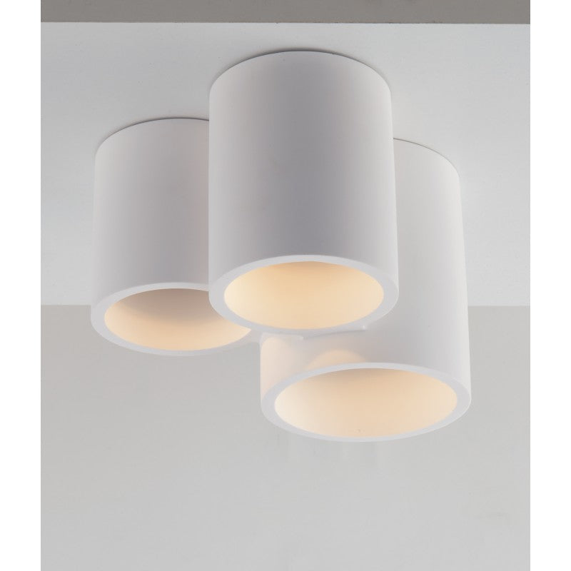 BANJIE TUBULAR CEILING LAMP WHITE 3XGU10 22X19.8X14CM 